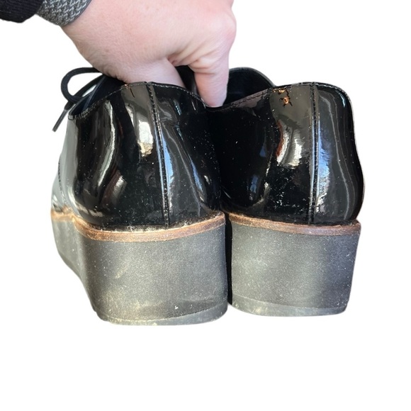Eileen Fisher - Eddy Patent Leather Platform Oxford Sz 9 - Picture 6 of 11
